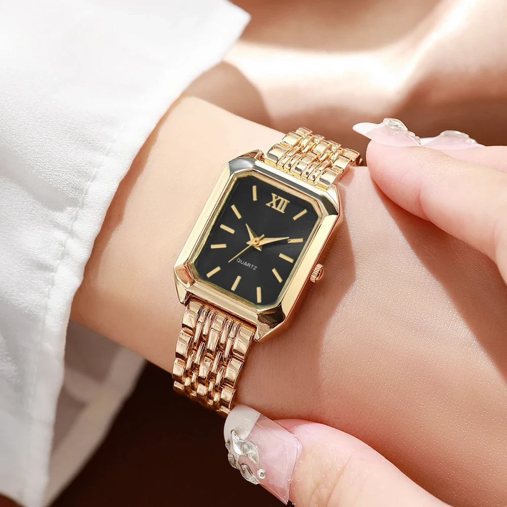 Set de Reloj y Joyeria Elegante