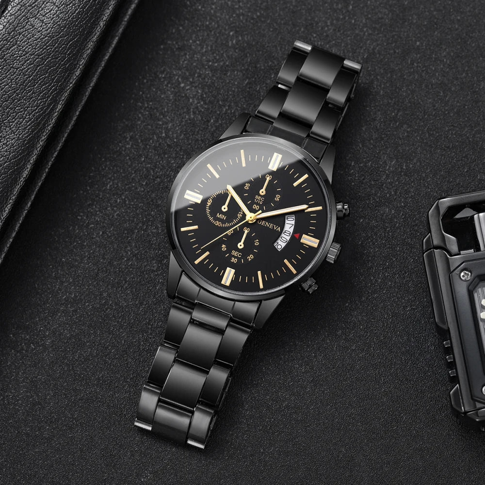 Reloj de Cuarzo de Acero Inoxidable