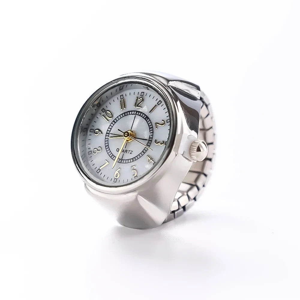 Anillo Reloj Vintage Punk