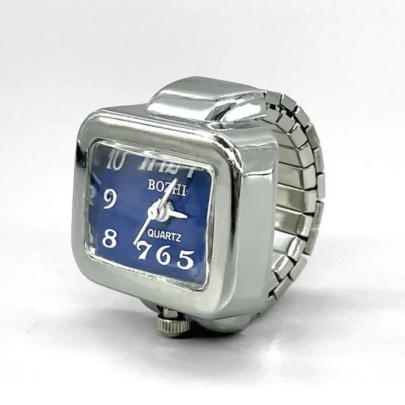 Anillo Reloj Vintage Punk