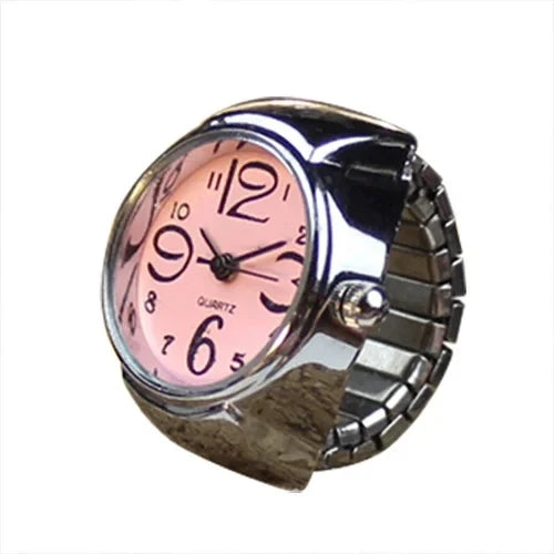 Anillo Reloj Vintage Punk