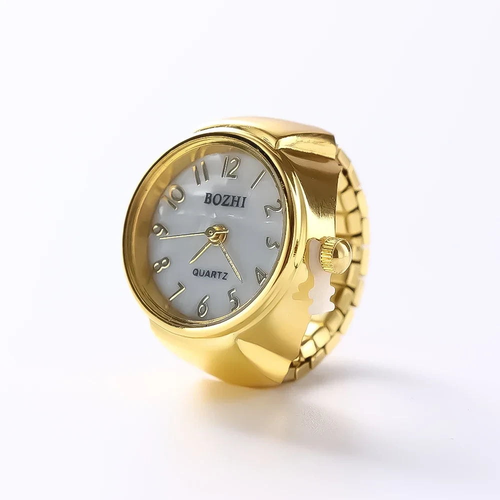 Anillo Reloj Vintage Punk