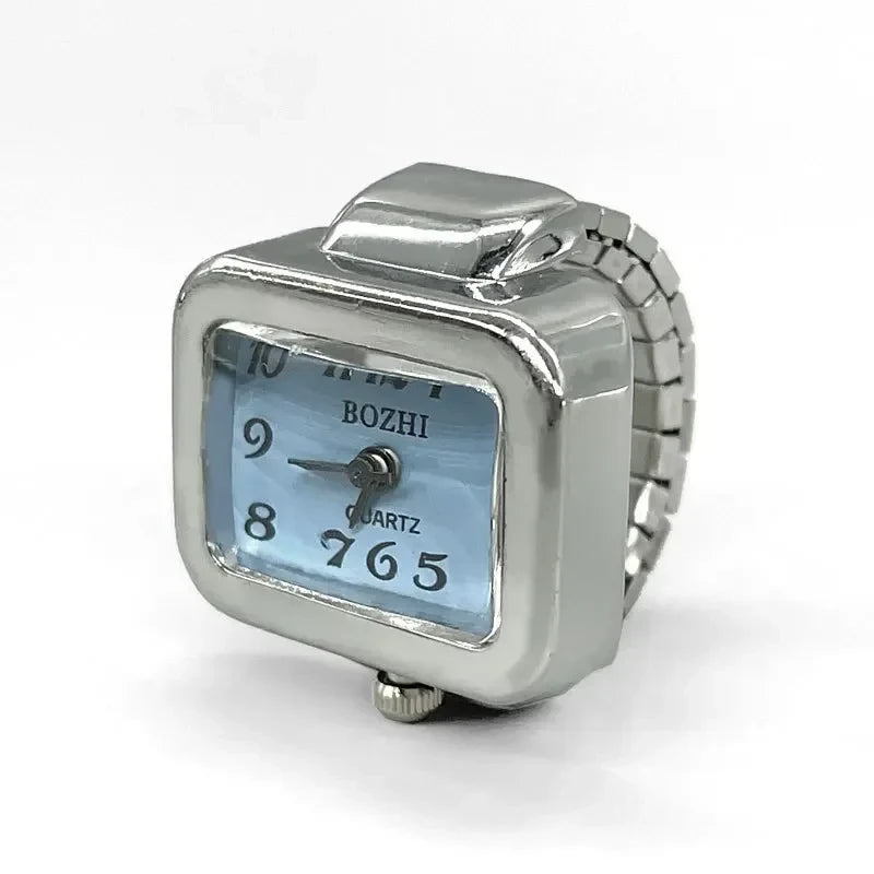 Anillo Reloj Vintage Punk