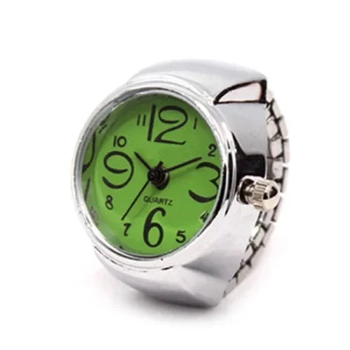 Anillo Reloj Vintage Punk