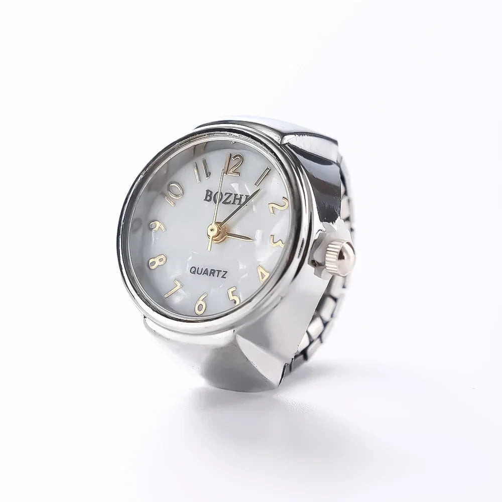 Anillo Reloj Vintage Punk