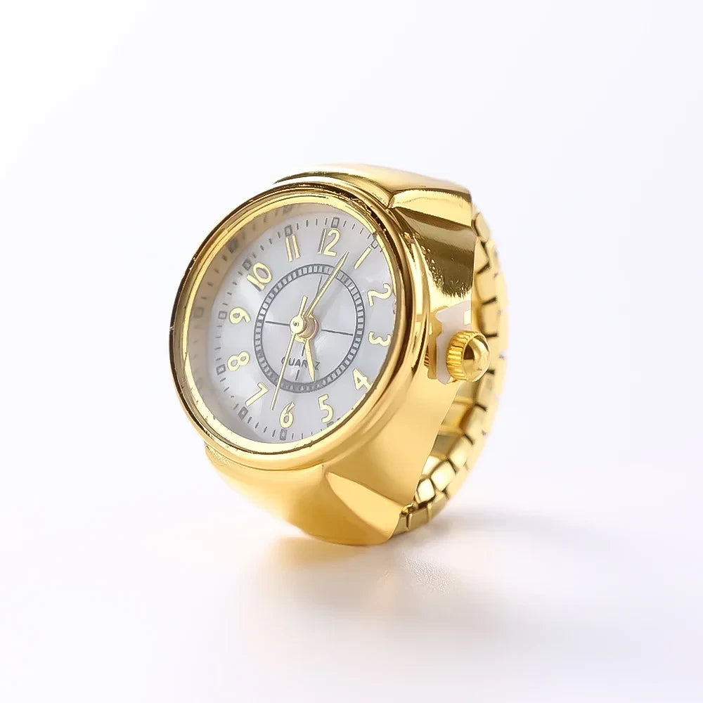 Anillo Reloj Vintage Punk