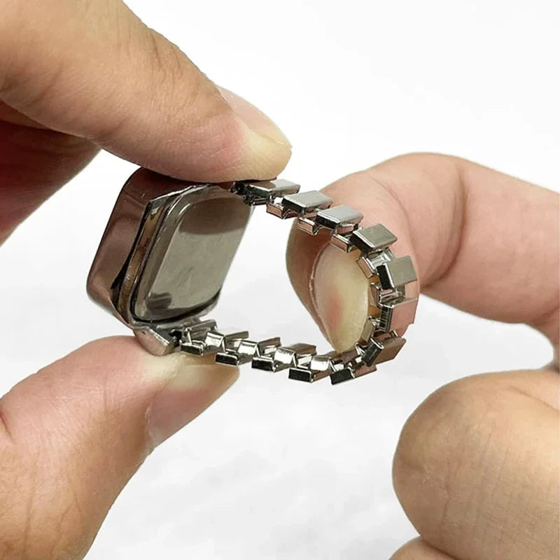 Anillo Reloj Vintage Punk