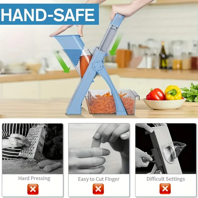 Mandolina de cocina ajustable