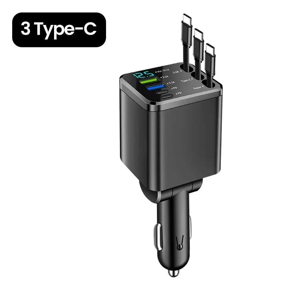 Cargador Retractable para Auto