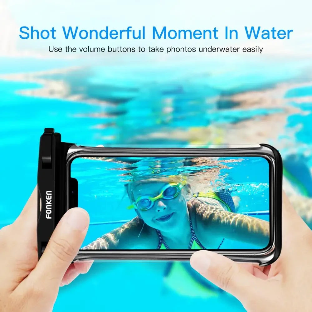 Funda Impermeable Transparente para Telefono