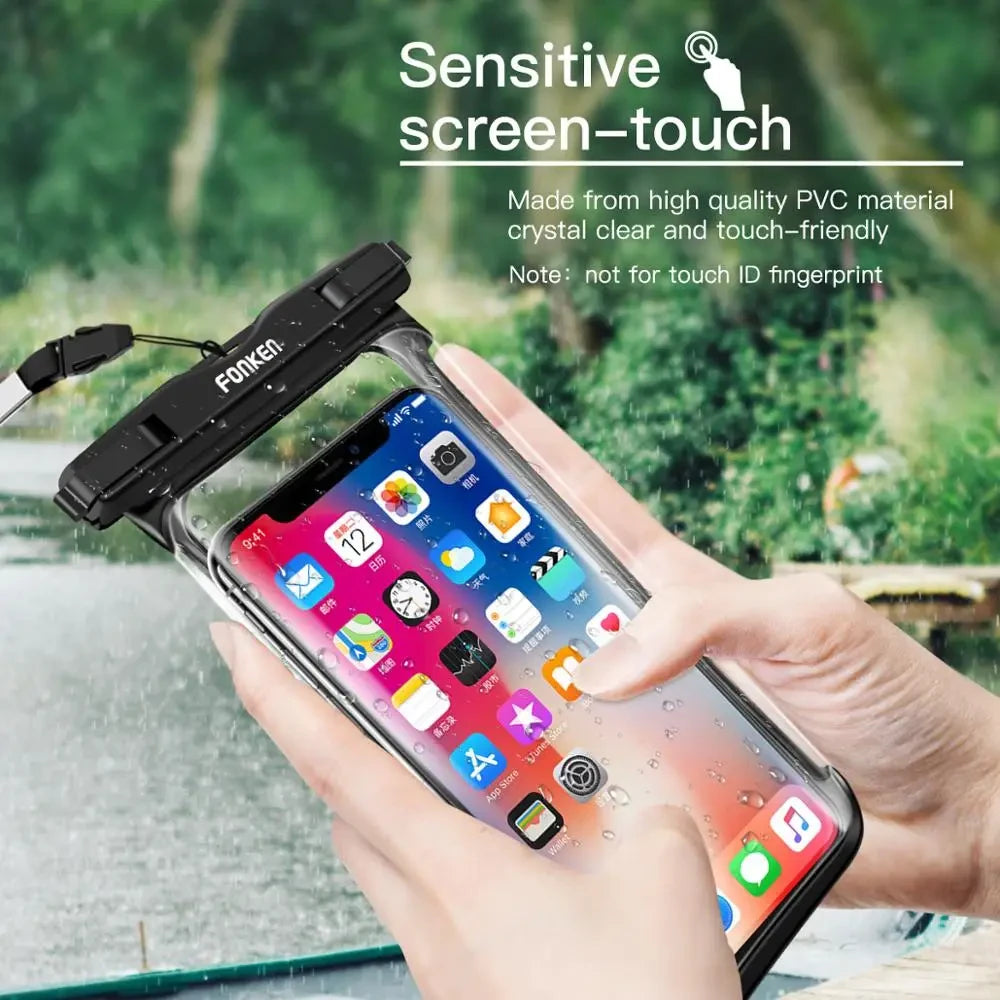 Funda Impermeable Transparente para Telefono